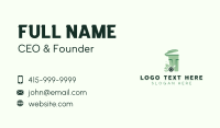 Eco Waste Disposal Business Card Design