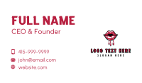 Intimate Sexual Lips Business Card Image Preview