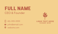 Flaming Fork BBQ Business Card Image Preview