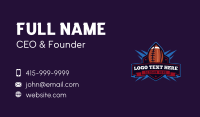 Football Athlete Club Business Card Design