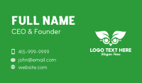 Wise Leaf Owl  Business Card Image Preview