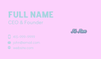 Cute Baby Apparel Business Card Image Preview