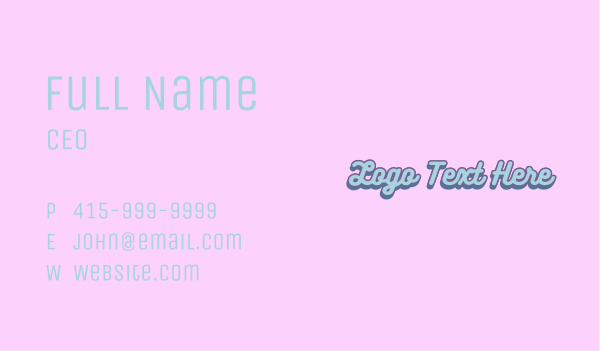 Cute Baby Apparel Business Card Design Image Preview