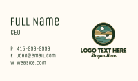 Valley Lakeside Badge Business Card | BrandCrowd Business Card Maker