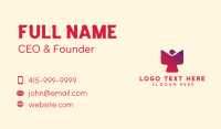 Gradient Modern Bird  Business Card Preview