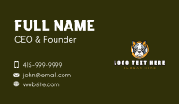 Bulldog Canine Pet Business Card Preview