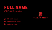 Software Tech Letter B Business Card Image Preview