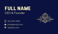 Deluxe Decorative Luxury Business Card Design