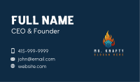 Snowflake Fire House Business Card Image Preview