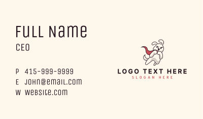Pet Dog Hero Business Card Image Preview