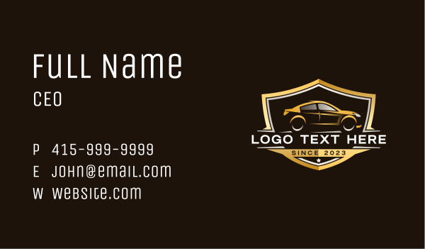 Premium Car Driving Business Card Design Image Preview