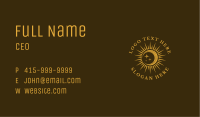 Astral Gold Moon Business Card Image Preview