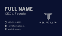 Professional Firm Letter T  Business Card Image Preview