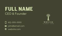 Natural Woman Tree  Business Card Image Preview