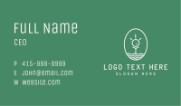Minimalist Golf Ball Tee Business Card Image Preview