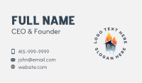 Flame Ice House Business Card Image Preview