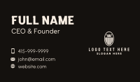 Crown Stripe Crest Business Card Image Preview