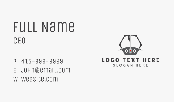 Hexagon Laser Cutting Technician  Business Card Design Image Preview