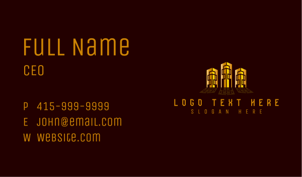 Building Architecture Construction Business Card Design Image Preview