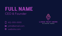Wave Tech Developer Business Card Design