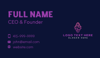 Wave Tech Developer Business Card Image Preview