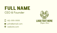 Vegan Noodle Bowl Business Card Image Preview