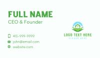 House Yard Grass Landscaping Business Card Image Preview