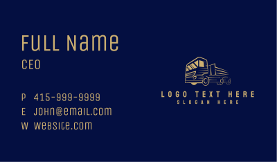 Yellow Transport Express Business Card Image Preview