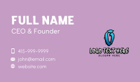 Graffiti Ink Number 0 Business Card Preview