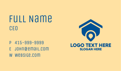 House Location Pin  Business Card Image Preview