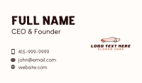 Fast Car Racing Business Card Design