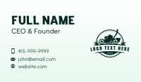 Gardening Lawn Mower  Business Card Preview