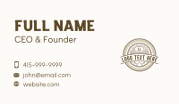 Antique Liquor Brand Business Card Design