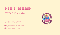 Flamingo Smoothies Drink Business Card Image Preview