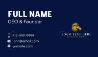 Wild Afro Lion Business Card Image Preview