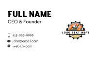 Construction Quarry Digger Business Card Preview