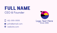 Knitting Beach Island  Business Card Image Preview