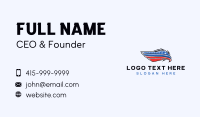 Patriotic American Eagle Business Card Preview