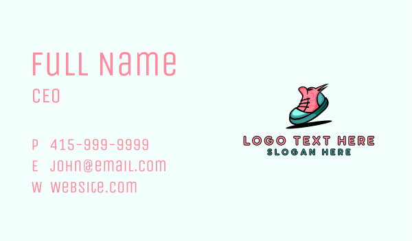Fashion Streetwear Sneakers Business Card Design Image Preview