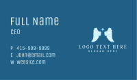 Spiritual Angel Wings Business Card Image Preview