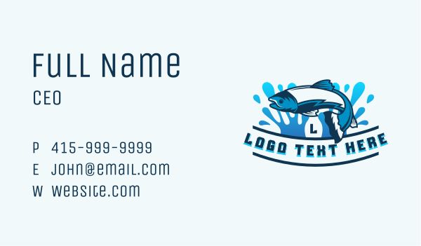 Fish Tuna Seafood Business Card Design Image Preview