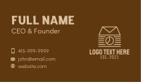 Mail Clock House Business Card Image Preview