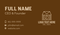 Mail Clock House Business Card Image Preview