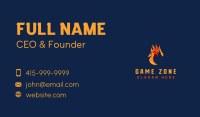 Roasted Chicken Flame Business Card Image Preview