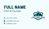 Mountain Summit Camping  Business Card Image Preview