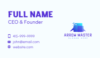 Pixel Speech Bubble Business Card Image Preview