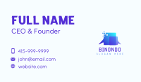 Pixel Speech Bubble Business Card Image Preview