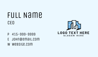 Building Property Real Estate Business Card Image Preview