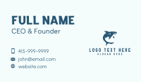 Shark Aquarium Diving  Business Card Image Preview