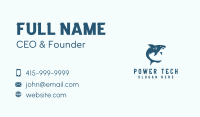 Shark Aquarium Diving  Business Card Image Preview